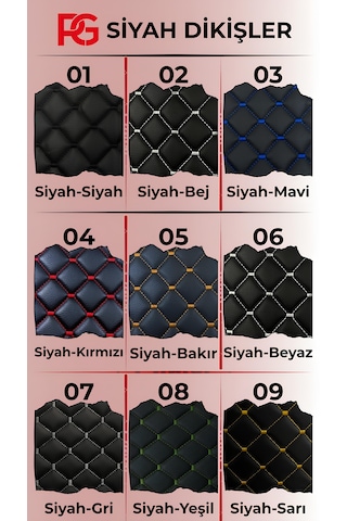 Renault Reno Açık Gri 8d Deri Tam Kaplama Havuzlu Oto Bagaj Havuzu