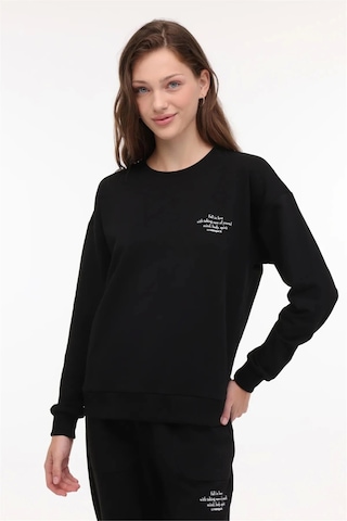 Lumberjack A10178487708010 Wb Anna 16 4pr Sıyah Kadın Orme Sweatshırt Siyah