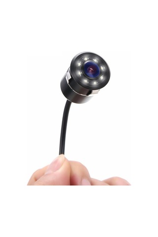 Park Sensörü Geri Görüş Kamerası 23Mm 8 Ledli Gece Görüşlü