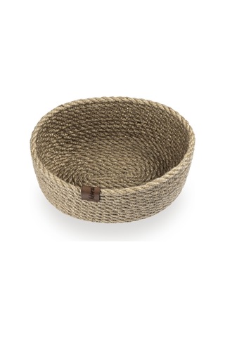 Naturalove Dekoratif Jüt Sepet - Oval / Küçük Boy