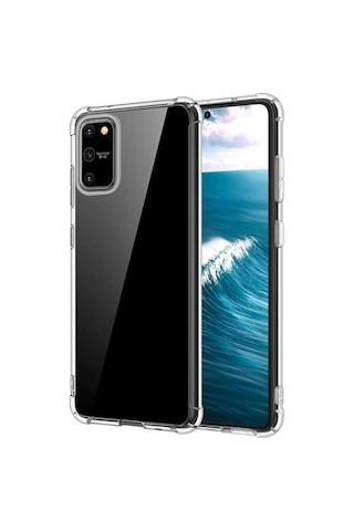 Galaxy Uyumlu A91 S10 Lite Kılıf Nitro Anti Shock Silikon Kılıf Renksiz