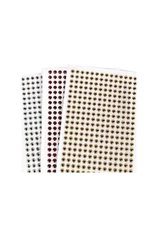 Reedark 600 Adet 3d Epoksi Balık Gözü - 3mm-12mm Çeşitli Boyutlarda Yapay Yem Aksesuarı