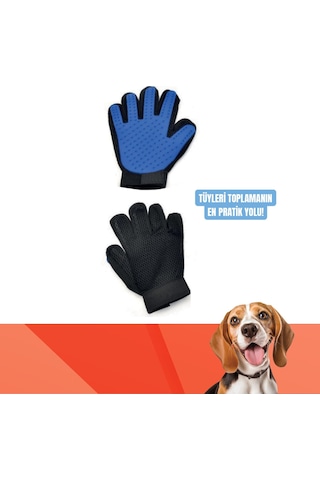 Happy Toozey Ht05 Kedi Köpek Tüy Toplama Eldiveni Mavi