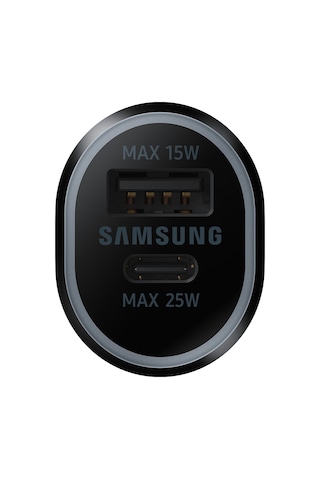 Samsung EP-L4020N Hızlı Araç Şarj Aleti (25W + 15W) - Siyah