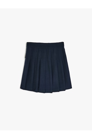 Koton Basic Pileli Okul Eteği Lacivert 5wkg70010aw Lacivert