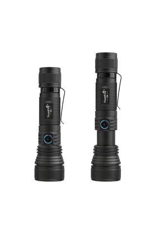 Trustfire E6 Zoomlu El Feneri 1500 Lümen Siyah