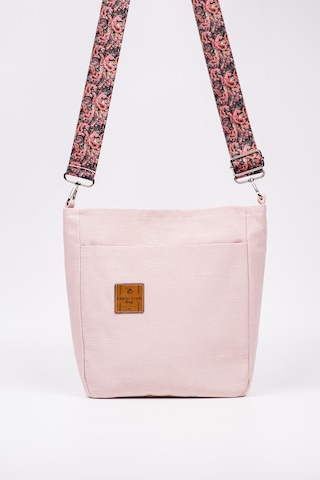 Fabric Craft Bag Omuz Çanta Kumaş Pembe Açık Pembe
