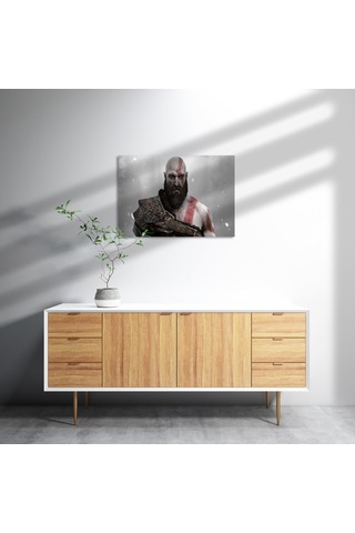 Cakasepetim God Of War Kratos Ahşap Mdf Tablo