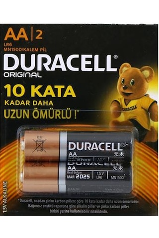 Duracell 2'li Kartela AA Kalem Pil 96661700