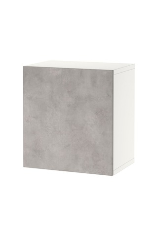 Raf Ünitesi, Beyaz-açık Gri, 60x42x64 Cm, Kallvıken Gri