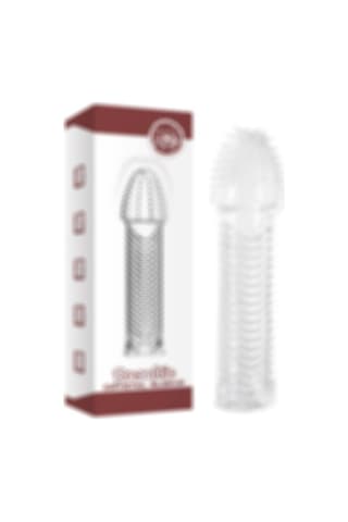 Truva Shop Basaltic Delay Sleeve Silikon Uzatmalı Penis Kılıfı