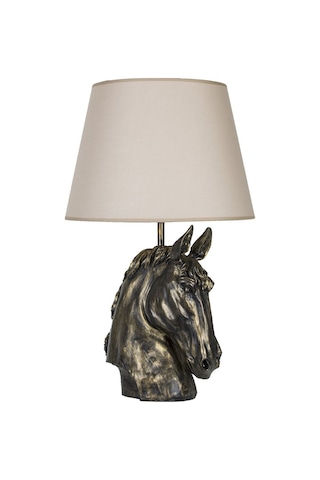 Qdec Modern Dizayn At Abajur Gold Bej Diğer