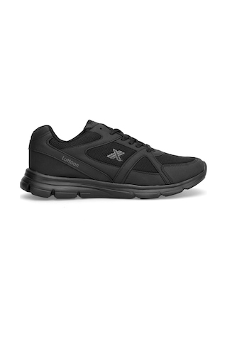 Elit Asprt251 Büyük Numara Erkek Klasik Sneaker Siyah - Füme