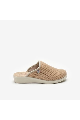 6009 Beige Terlik Kadın 83 368 Fe Fly Flot Cloth 6009-beige Bej