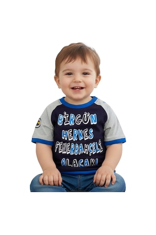 Fenerbahçe Lisanslı Uzun Kol Bebek Sweatshirt Lacivert