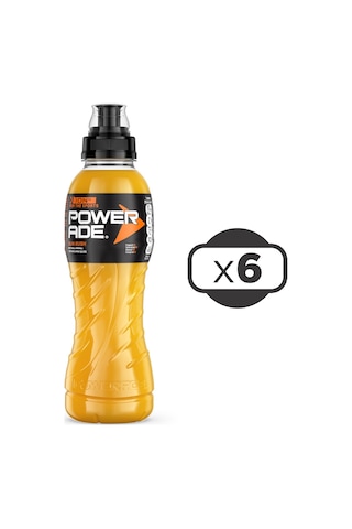 Powerade Sun Rush 500 Ml Portakallı Spor İçeceği X 6 Adet