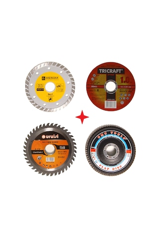 115 Lik Mermer Ahşap Granit Demir Fayans Kesme Disk Seti N11.88