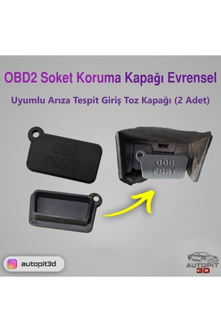 Evrensel Obd-ıı Soket Koruma Kapağı / Obd Teşhis Soketi Kapağı
