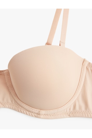 Koton Desteksiz Balenli Comfort Sütyen Ten Rengi 6slk10033mk