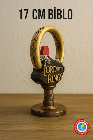 Fantastik Evren Yüzük Biblo Koleksiyon Dekor Figürü Masaüstü Mini Diorama 0