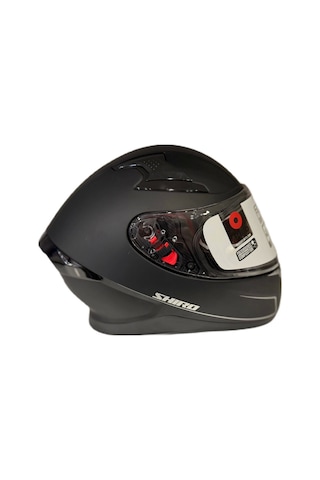 Shiro Katana Sv Joker Kapalı Kask Mat Siyah