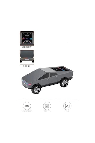 D68 Cyber Model Araba Tasarımlı Bluetooth Hoparlör 15w Güçlü Ses Rgb Led /tws/usb