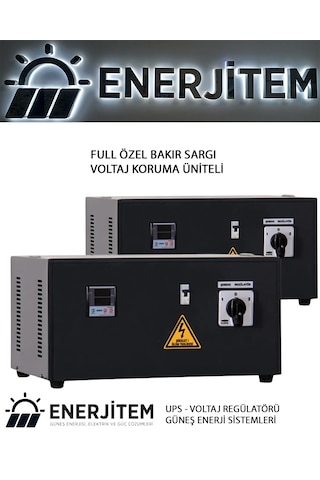 Full Bakır Sargı,regülatör 10 Kva Monofaze Servo,korumalı