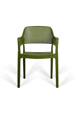 Hawaii Kollu Kafe Ve Balkon Sandalyesi 2'li Yeşil