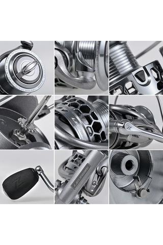 Jeehugo Leofıshıng Sk5000 Ön Baskı Spinning Olta Makinesi - 10+1 Yataklı, 5.5:1 Diş Oranı, Çok Amaçlı Su Ortamları