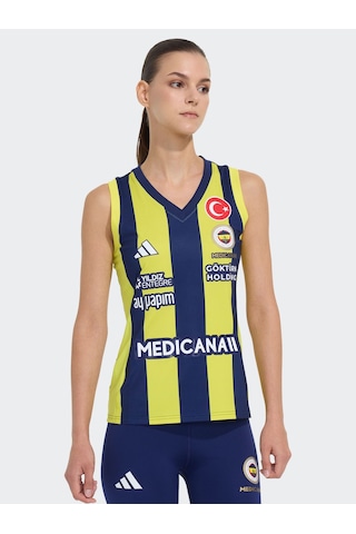 Fenerium Fenerbahçe Voleybol 2026/27 Adidas Çubuklu Kadın Forma Lacıvert-sarı