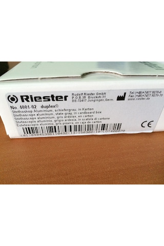 Riester R4001 Duplex Alüminyum Stetoskop