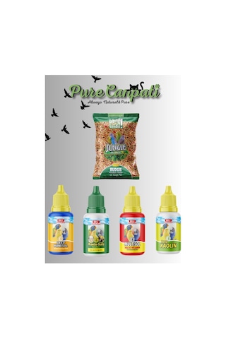 Purecanpati Muhabbet Kuşu Vitamin Mineral Deri Bakım Seti