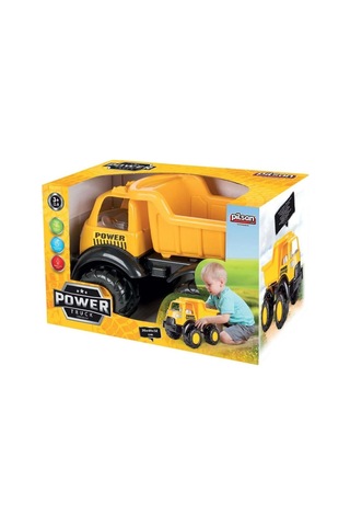 06 522 Power Kamyon Sarı -nessiworld Oyuncak 44 Cats