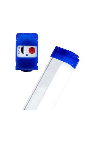 Powermaster Bk-300 Mıknatıslı Şarjlı 3 Modlu Solar Beyaz Lamba 32 Cm Çok Renkli