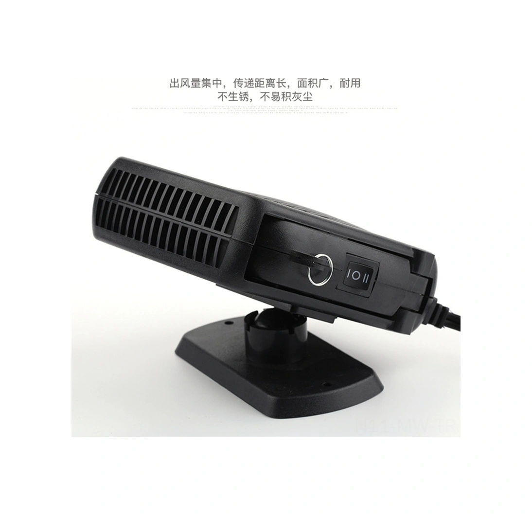 Moveevo 12v Araç Isıtıcı Sıcak Soğuk İki Fonksiyonlu, Pencere Buğusu Ve Donu Kaldıran, Kırmızı Üç Lüftü Fan