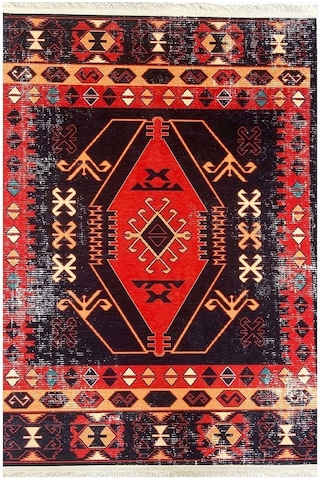 Prizma Halı Vintage Kilim V-6513 Çok Renkli