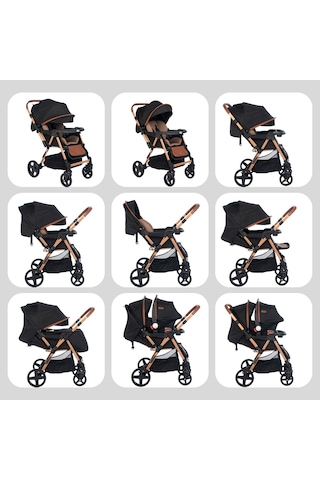 Joell Trendy Çift Yönlü Bebek Arabası