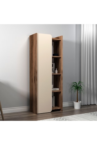Arnetti Suave Kapaklı Kitaplık Lidya Bej