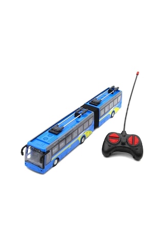 Ctoy Ht227 Uzaktan Kumandalı Körüklü Şehir Otobüsü 61984 Mavi Çok Renkli