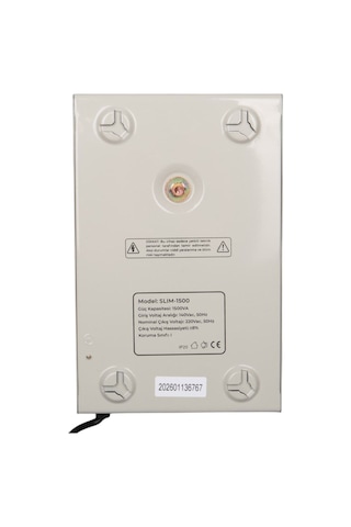 Xtechnx Cihan598476 Powermaster Slım-1500 Otomatik 1500 Watt Kombi Voltaj Regülatörü Uk Soket