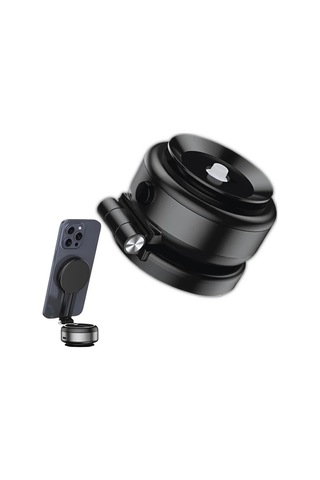 Motion003 Pandafaucet Siyah Araç Telefon Tutucu Abs Gösterge Paneli Montajı Ayarlanabilir Dönebilen Manyetik Kılıf Navigasyon Seyahat