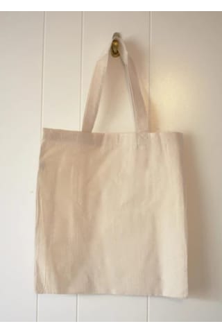 Pamuklu Ham Bez Kadın Spor Omuz Çantası 30 x 35 CM