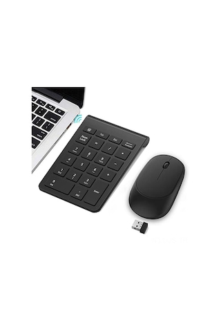 Jeemson 2.4g Kablosuz Dijital Klavye Ve Fare Seti - Sessiz Tip, Estabil Bağlantı, Ev/ofis Kullanıma Uygun