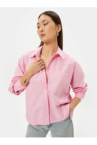 Koton Kadın Gömlek Pembe 4sak60213pw 24yy59001806 Y5914 Pembe