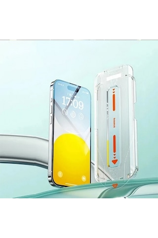Baseus Crystal İphone 15 Full Eye-protection Cam Ekran Koruyucu