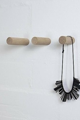 Alyones 15cm Minimalist 3'lü Duvar Kancası, Portmanto Ve Elbise Askısı Çok Renkli