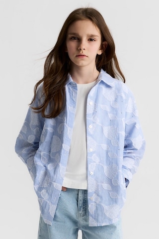 Xo Kids Kız Çocuk Gömlek 8-14 Yaş 31319 Mavi