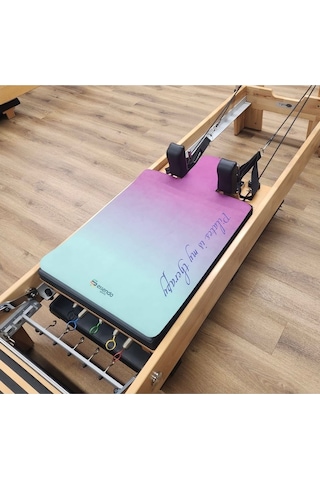 Pilates Is My Therapy' Lila Mavi Reformer Mat Pilates Matı Lila Mavi