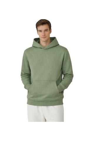 Coupon Kapüşonlu Sweatshirt - Su Yeşili Açık Yeşil