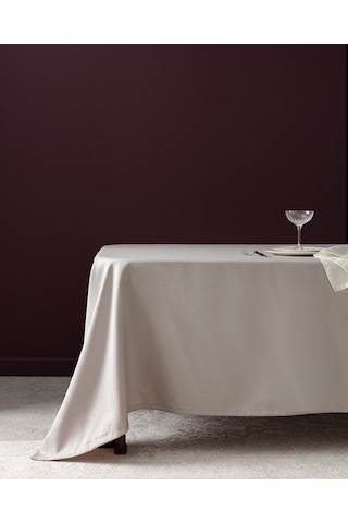 Madame Coco Ancella Masa Örtüsü - Açık Gri - 160x300 Cm 8684427114377 Gri